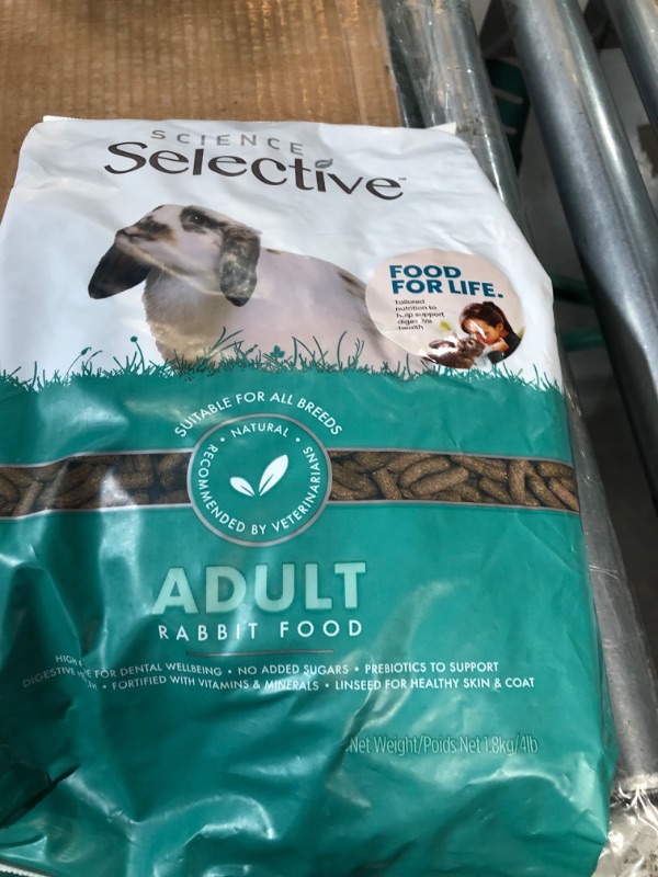 Photo 2 of *EXPIRES 3/24* Supreme Science Selective Adult Rabbit Food,Vegetable, 4lbs Adult Rabbit Food 