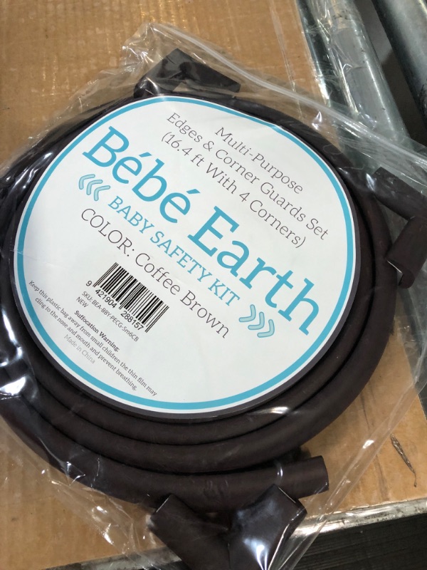 Photo 1 of Bebe Earth Baby Proofing Edge and Corner Guard 16 Feet Coffee Brown