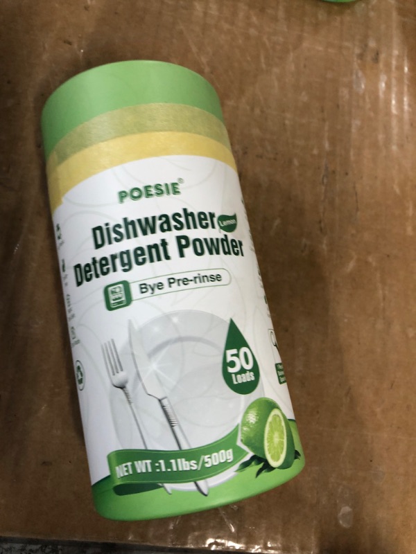 Photo 2 of *expires 2025* Poesie Upgraded Dishwasher Detergent Powder Lemon Scent