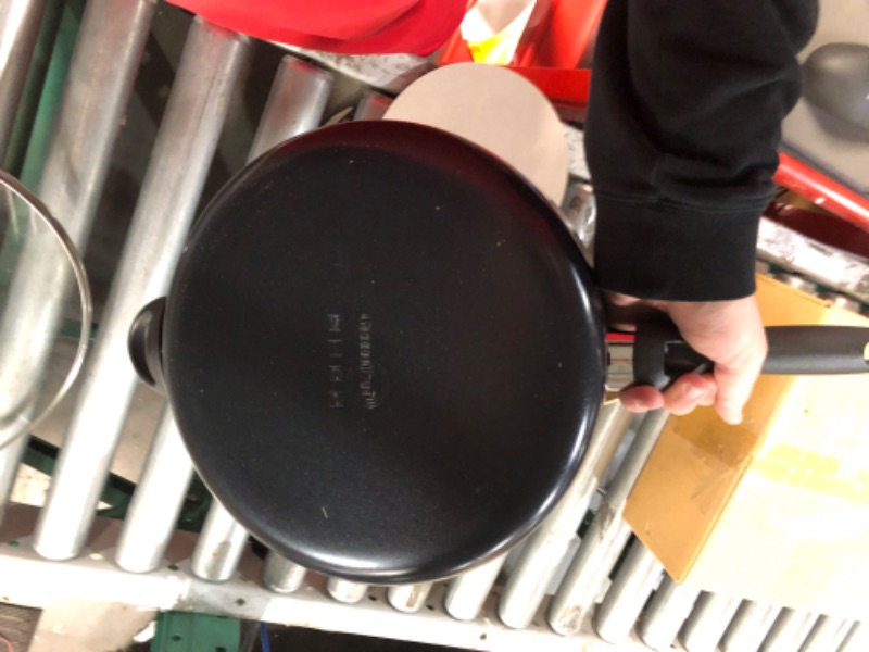 Photo 4 of ***USED AND DIRTY***
GreenPan Rio Healthy Ceramic Nonstick 5QT Saute Pan Jumbo Cooker with Helper Handle and Lid, PFAS-Free, Black