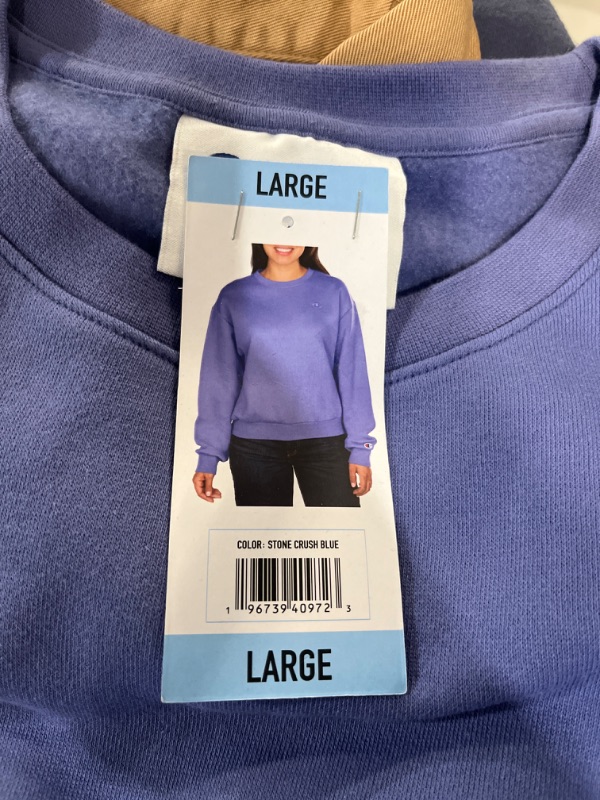 Photo 1 of CHAMPION SWEATSHIRT SIZE LARGE 