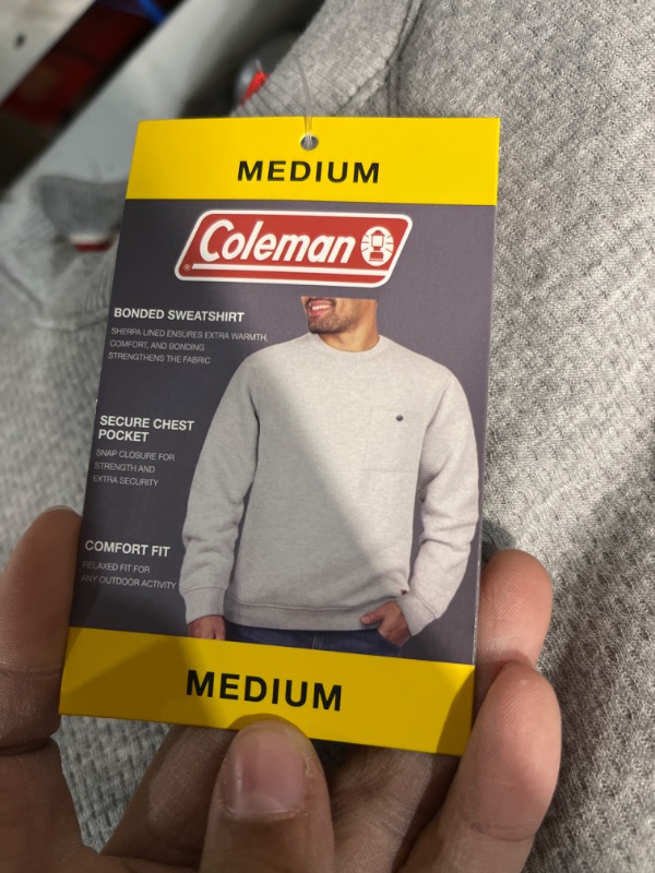 Photo 1 of COLEMAN SWEATSHIRT SIZE MEDIUM