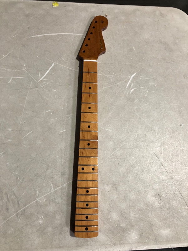 Photo 3 of ***USED***
Fender Roasted Maple Vintera Mod '60's Stratocaster Neck, 21 Medium Jumbo Frets, 9.5", "C" Shape
