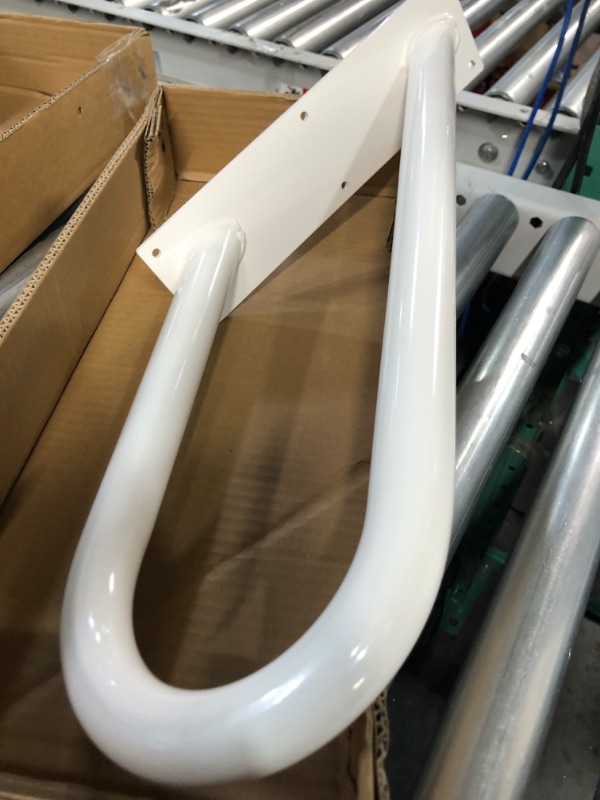 Photo 2 of **NEW, OPEN FOR INSPECTION)**  Wall Mount handrails ?18.9" Length, ?1.3"Pipe, White?