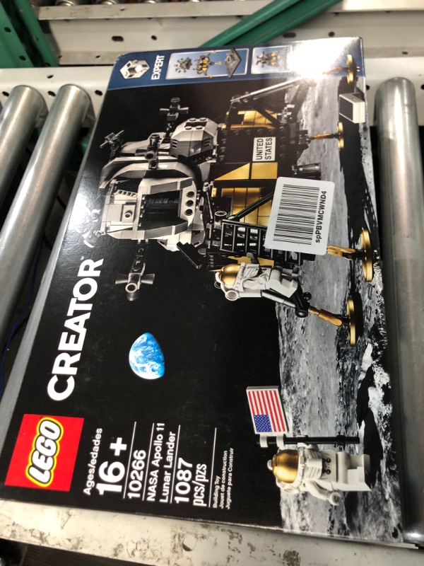 Photo 2 of **SEALED** LEGO Creator Expert NASA Apollo 11 Lunar Lander 10266 Model Building Kit 