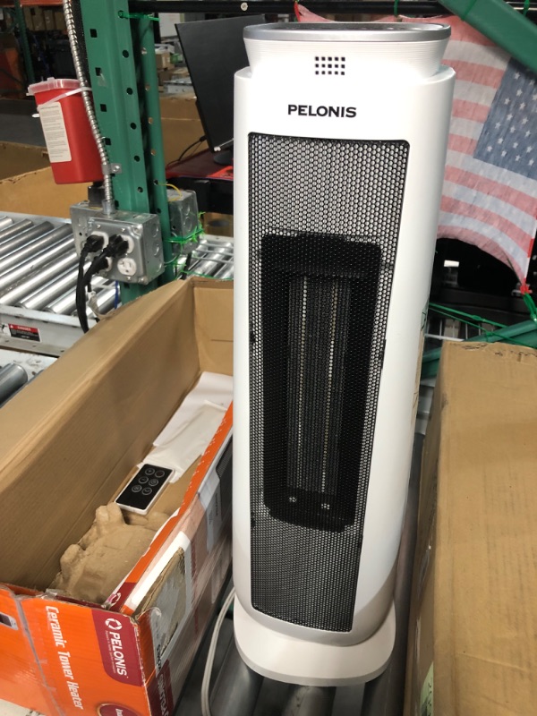 Photo 5 of **SEE CLERK NOTES** PELONIS PHTPU1501 Ceramic Tower 1500W Indoor Space Heater