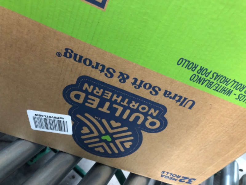 Photo 1 of Quilted Northern Ultra Soft & Strong Toilet Paper with Paper Packaging, 32 Mega Rolls = 128 Regular Rolls