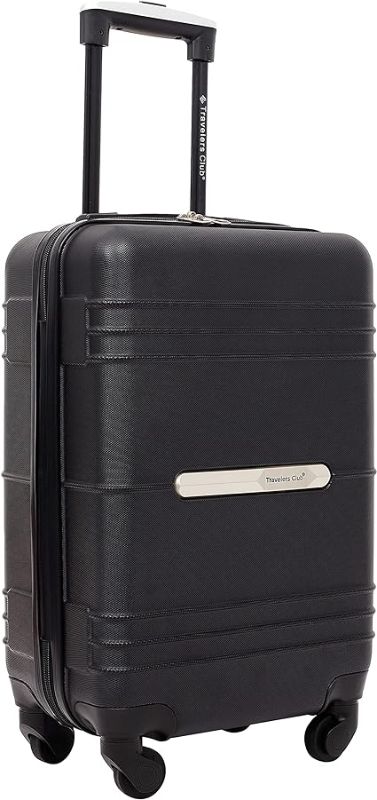 Photo 1 of Travelers Club 20" Richmond Spinner Carry-On Luggage, Black, 20 Inch