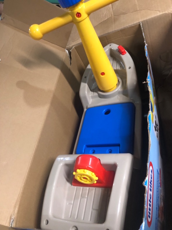 Photo 2 of **MISSING ALL ACCESSORIES**
Little Tikes 2-in-1 Pirate Ship Ride-On Toy and Playset