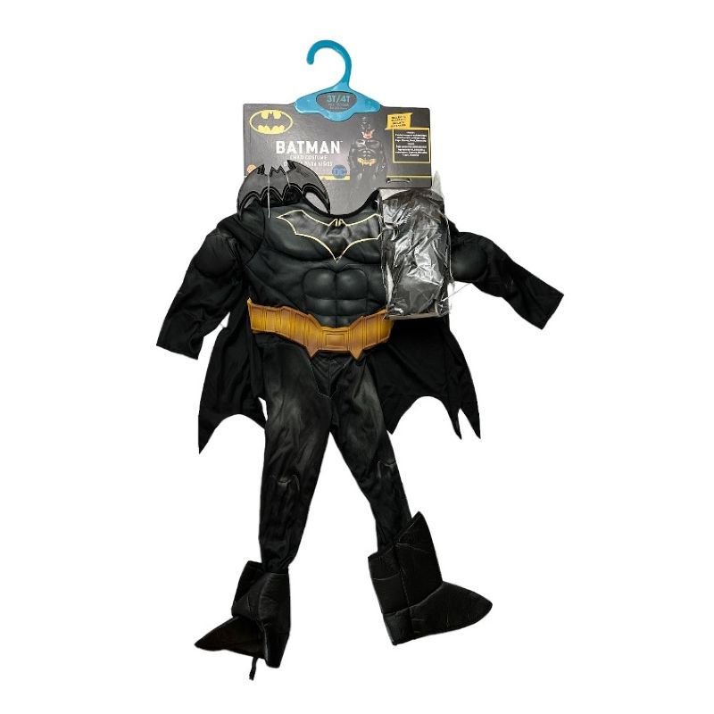 Photo 1 of RUBIES Batman Halloween Costume in Black Grey 3T/4T