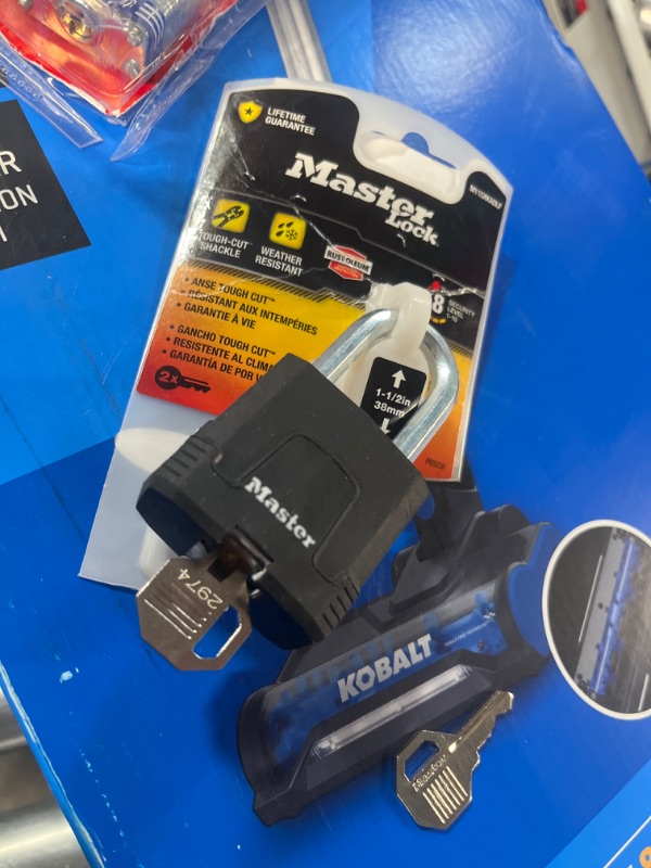 Photo 1 of Master Lock M115XDLF Magnum Heavy Duty Outdoor Padlock with Key,