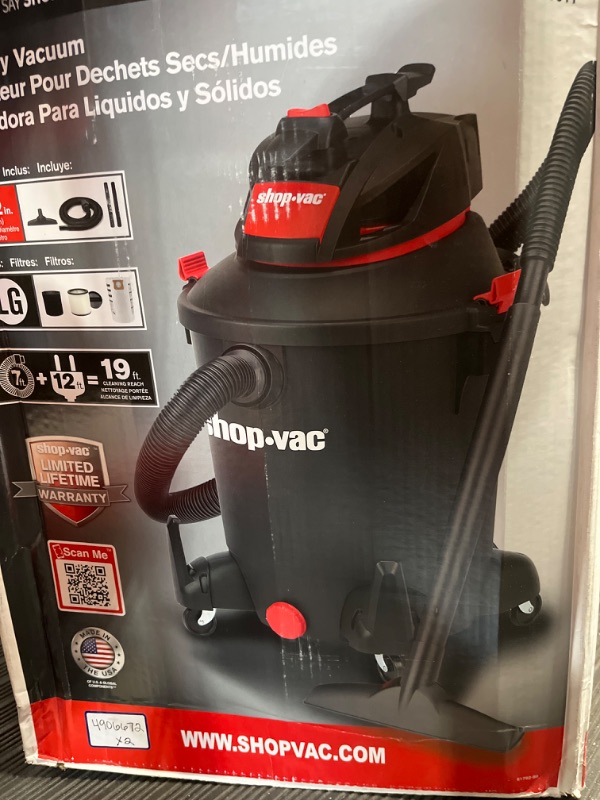 Photo 1 of Shop-Vac 10-Gallons 4.5-HP Corded Wet/Dry Shop Vacuum