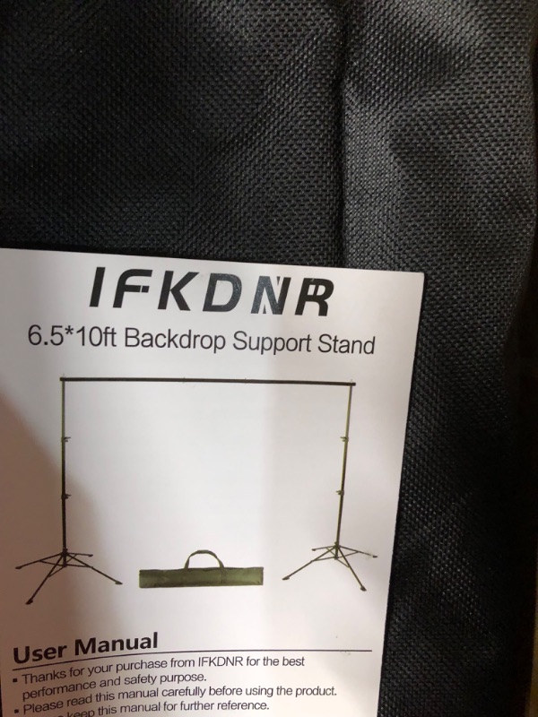 Photo 1 of New Upgrade Four-Legged Backdrop Stand 6.5x10ft,IFKDNR Photo Backdrop Stand