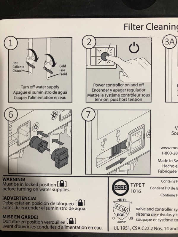 Photo 8 of * used item * see all images *
Moen Smart Shower 4-Outlet Digital Thermostatic Shower Valve with 3/4" Connections, S3104 , Black