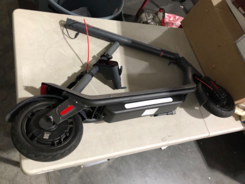 Photo 3 of **PARTS ONLY** **DAMAGE** **SEE CLERK NOTES** LEQISMART Electric Scooter 