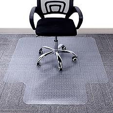 Photo 1 of AiBOB Chair Mat for Low Pile Carpet Floors, Flat Without Curling