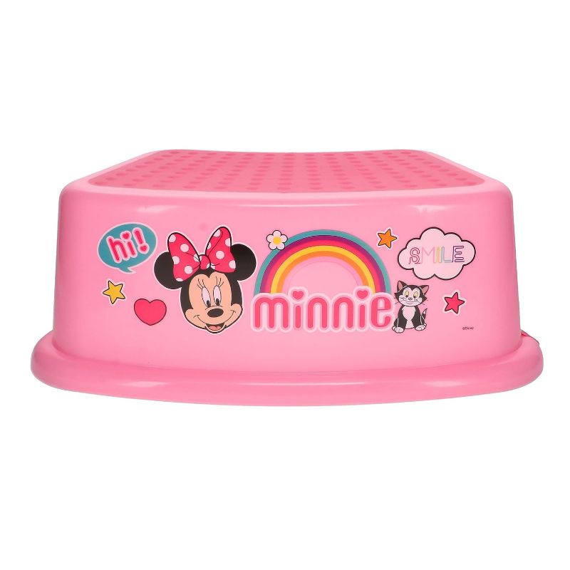 Photo 1 of Disney Minnie Mouse "Smile" Step Stool, Baby Minnie "Pop Attitude" Soft Potty Seat