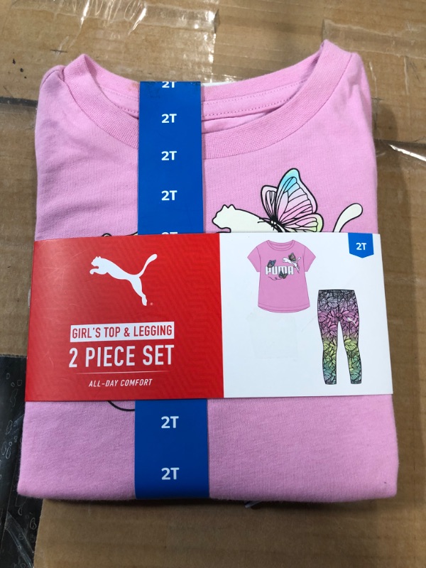 Photo 3 of **BUNDLE** Kids Family Sleep Set/ Puma Toddler Girls' 2 Piece Legging Set