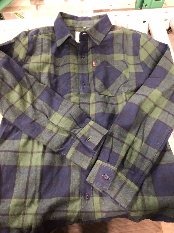 Photo 3 of **BUNDLE** Izod Men's Jogger Sleep Set/ Levi's Boys' Plaid Flannel Shirt