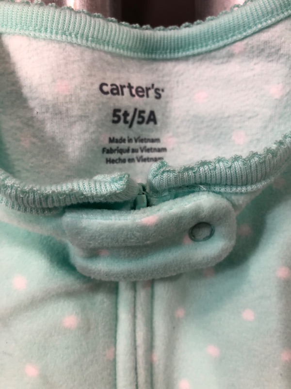 Photo 5 of **BUNDLE** Carter's Girls' Blanket Sleeper/ Carter's Girls' 2 Piece Playwear Set