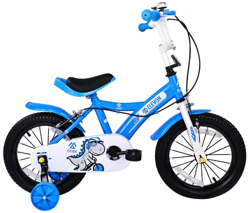 Photo 1 of Elevon Dinos Kids Bike Kids Bicycle with Removable Training Wheels and Basket