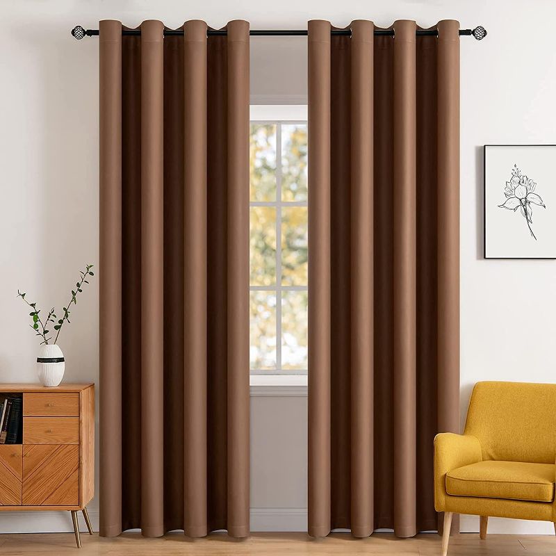 Photo 1 of *STOCK PHOTO FOR REFERENCE*Brown curtain - dimensions unknown