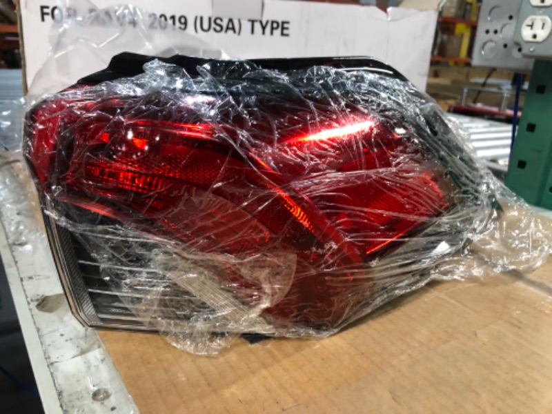 Photo 3 of Clidr Tail Light for Toyota RAV4 2019 2020 2021 Outer Rear Brake Lamp Replace# 81560-0R090 TO2805148 Passenger Side (Right)