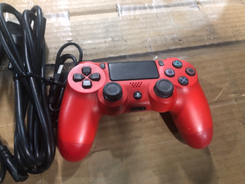 Photo 3 of Playstation Sony 4 & DualShock 4 Wireless Controller for PlayStation 4 - Magma Red