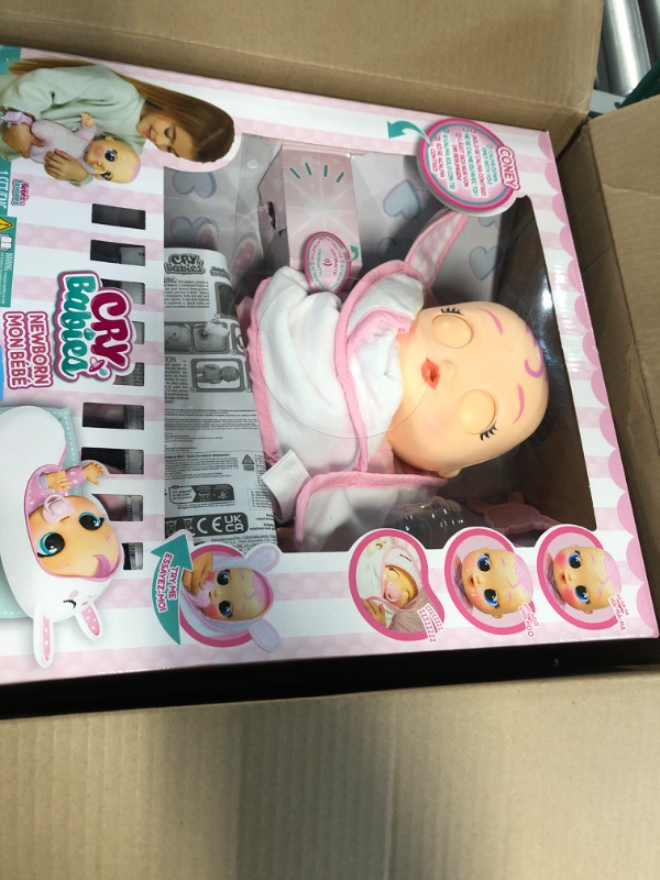 Photo 2 of Cry Babies Newborn Coney - Interactive Baby Doll with 20+ Baby Sounds