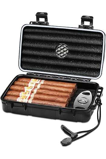 Photo 1 of Flauno Travel Cigar Humidor Case