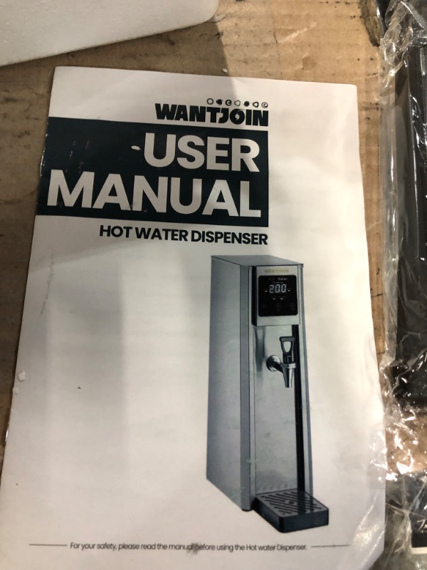 Photo 2 of **NON STANDARD OUTLET - SEE NOTES**
Wantjoin Commercial Hot Water Dispenser,1800W Silver