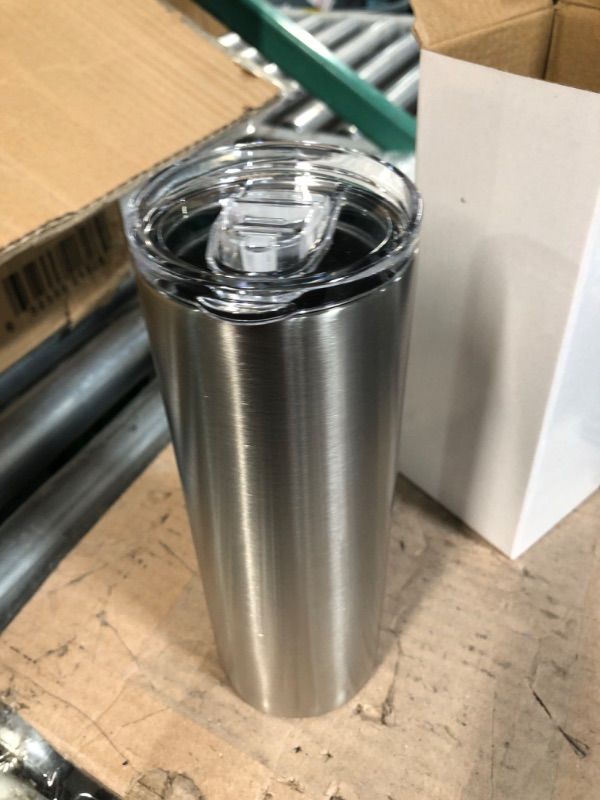 Photo 3 of **NO STRAWS**
Hogg 20 oz Skinny Stainless Steel Tumbler