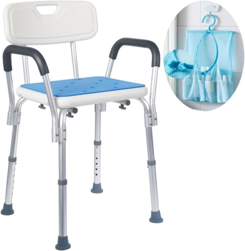 Photo 1 of 
Medokare Premium Shower Chair for Inside Shower - Bath Chair and Medical Grade Shower Seat for Seniors, Elderly, Handicap & Disabled - Adjustable...