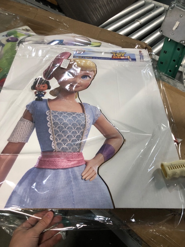 Photo 2 of * item has tape around it *
Cardboard People Bo Peep & Officer