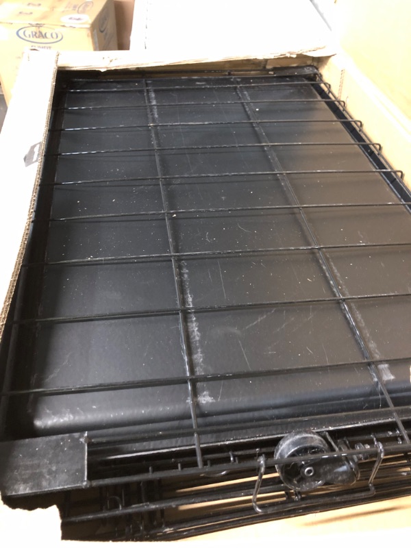 View 4 of Amazon Basics Large 3-Tier Cat Cage Playpen Box Crate Kennel