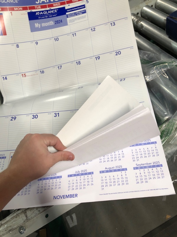Photo 1 of AT-A-GLANCE 2024 Wall Calendar, 20" x 30", Extra Large, Spiral Bound