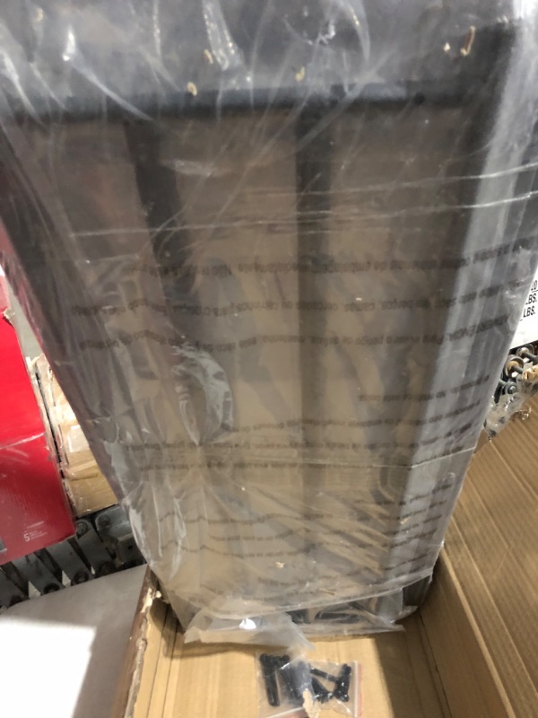 Photo 1 of **DAMAGE**SEE NOTES 
Neatfreak! Fabric Upholstered Shoe Storage Bench Black Large
