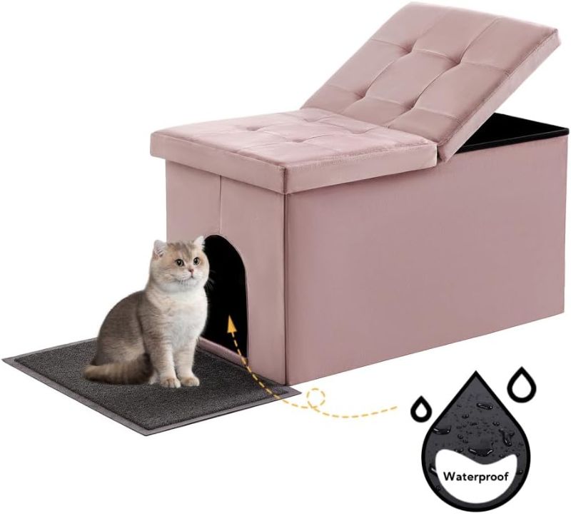 Photo 1 of ***MAJOR CUT - SEE PICTURES***

MEEXPAWS Cat Litter Box Enclosure Furniture Hidden Extra Large 36 x 20 x 20 in