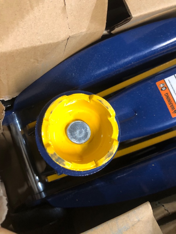 Photo 2 of 2 Ton Hydraulic Floor Jack, Blue 