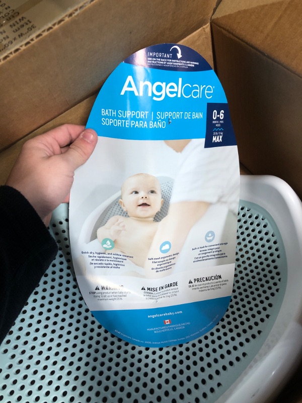 Photo 3 of Angelcare Baby Bath Support, Blue