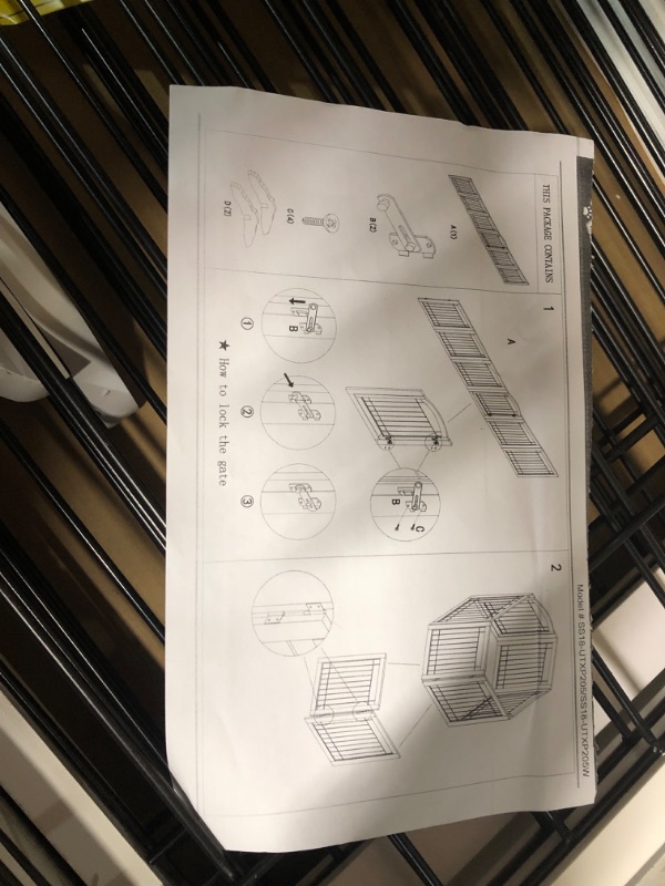 Photo 3 of **NONREFUNDABLE - SEE NOTES***
PAWLAND 144-inch Extra Wide 30-inches Tall Dog gate