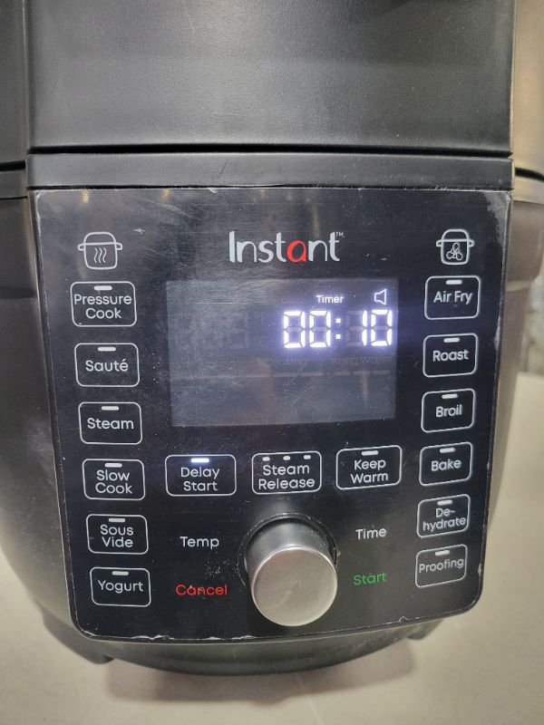 Photo 5 of **SEE NOTES/NON-REFUNDABLE FOR PARTS**
Instant Pot Duo Crisp Ultimate Lid, 13-in-1 Air Fryer