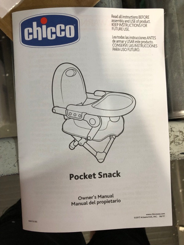 Photo 4 of Chicco Pocket Snack Booster Seat, Lavender