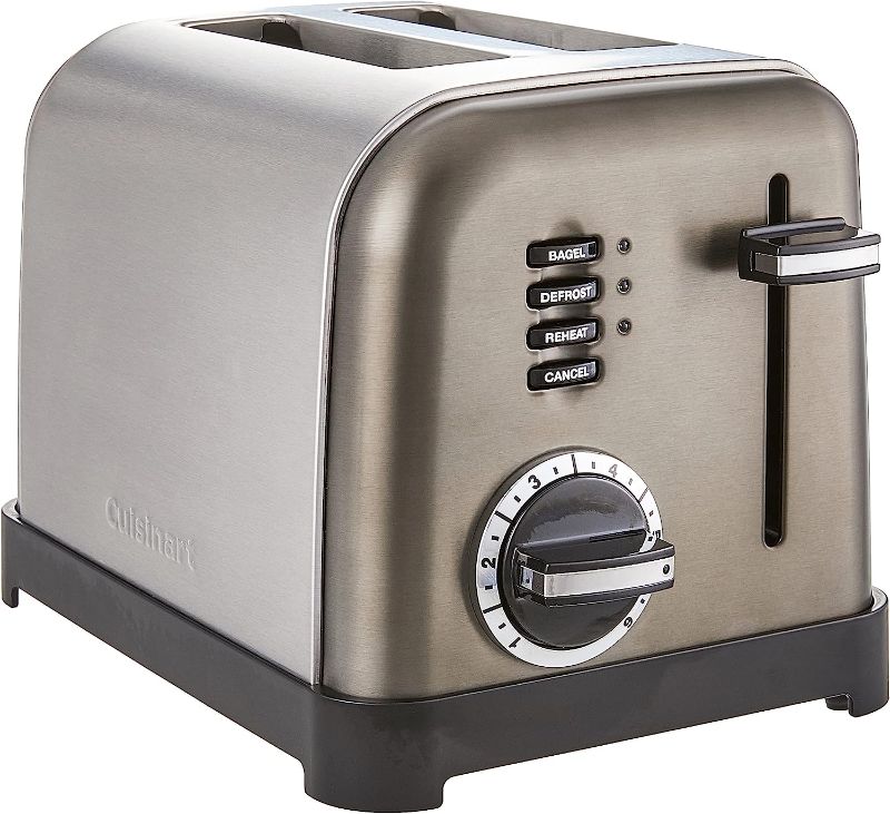 Photo 1 of **NON-REFUNDABLE-SEE COMMENTS** - Cuisinart CPT-160 Metal Classic 2-Slice Toaster, Brushed Stainless & CPK-17P1 Electric Cordless Tea Kettle, 1.7-Liter