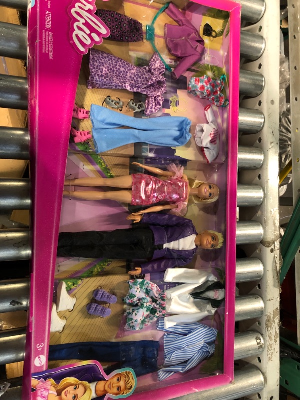 Photo 2 of Barbie Doll and Ken Doll Fashion Set with Clothes and Accessories, Dresses, Tees, Pants, Swimsuits and More [Amazon Exclusive]