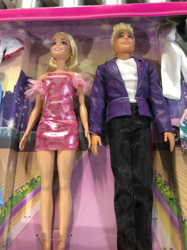 Photo 3 of Barbie Doll and Ken Doll Fashion Set with Clothes and Accessories, Dresses, Tees, Pants, Swimsuits and More [Amazon Exclusive]