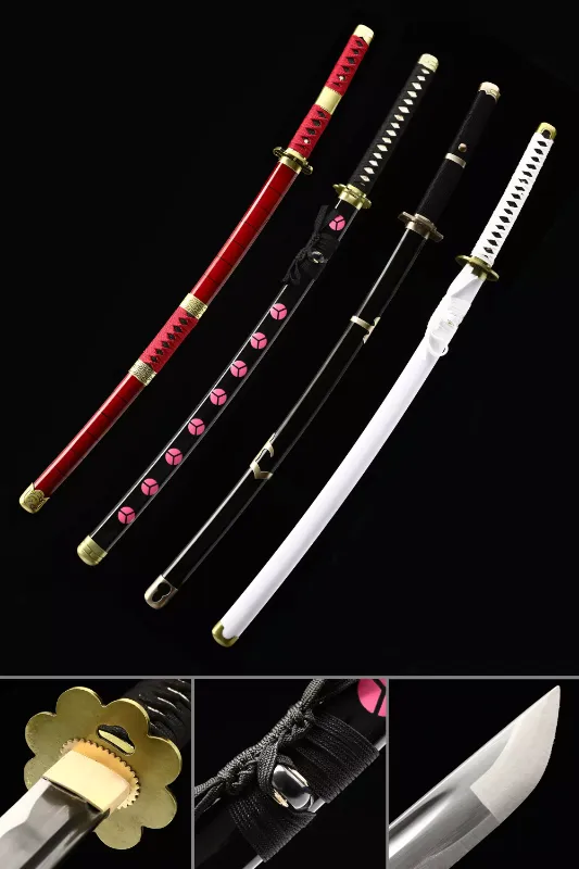 Photo 1 of **PARTS ONLY** **SEE CLERK NOTES** Roronoa Zoro Katana Sword Four Set Replica: