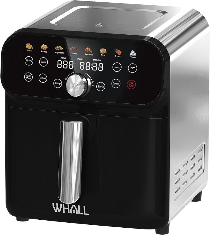 Photo 1 of ***HEAVILY USED AND DIRTY - POWERS ON - UNABLE TO TEST FURTHER***
whall Air Fryer,13QT Air Fryer Oven,Family Rotisserie Oven,1700W, Black