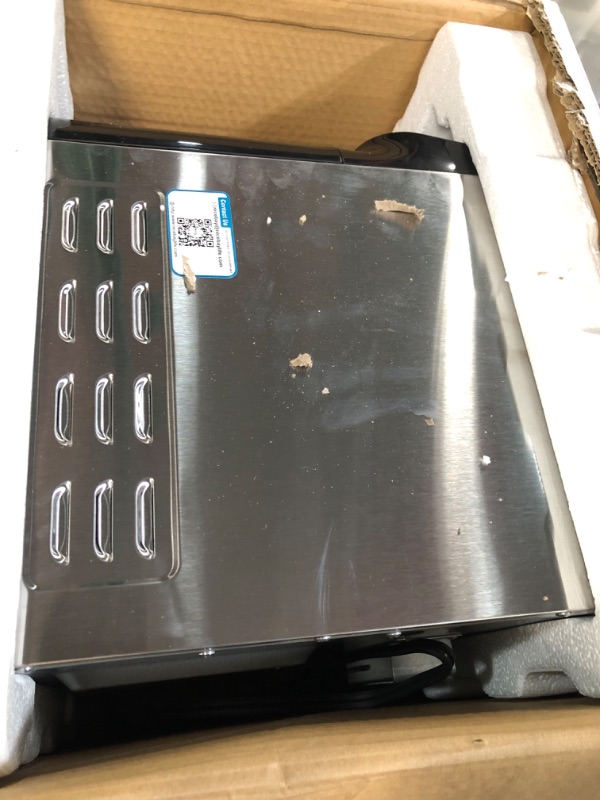 Photo 3 of ***HEAVILY USED AND DIRTY - POWERS ON - UNABLE TO TEST FURTHER***
whall Air Fryer,13QT Air Fryer Oven,Family Rotisserie Oven,1700W, Black