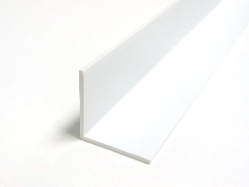 Photo 1 of 
Wall Corner Guard Protector Molding 4-Pack 15/16" x 15/16" x 1/16" x 4-ft Length Vinyl Plastic